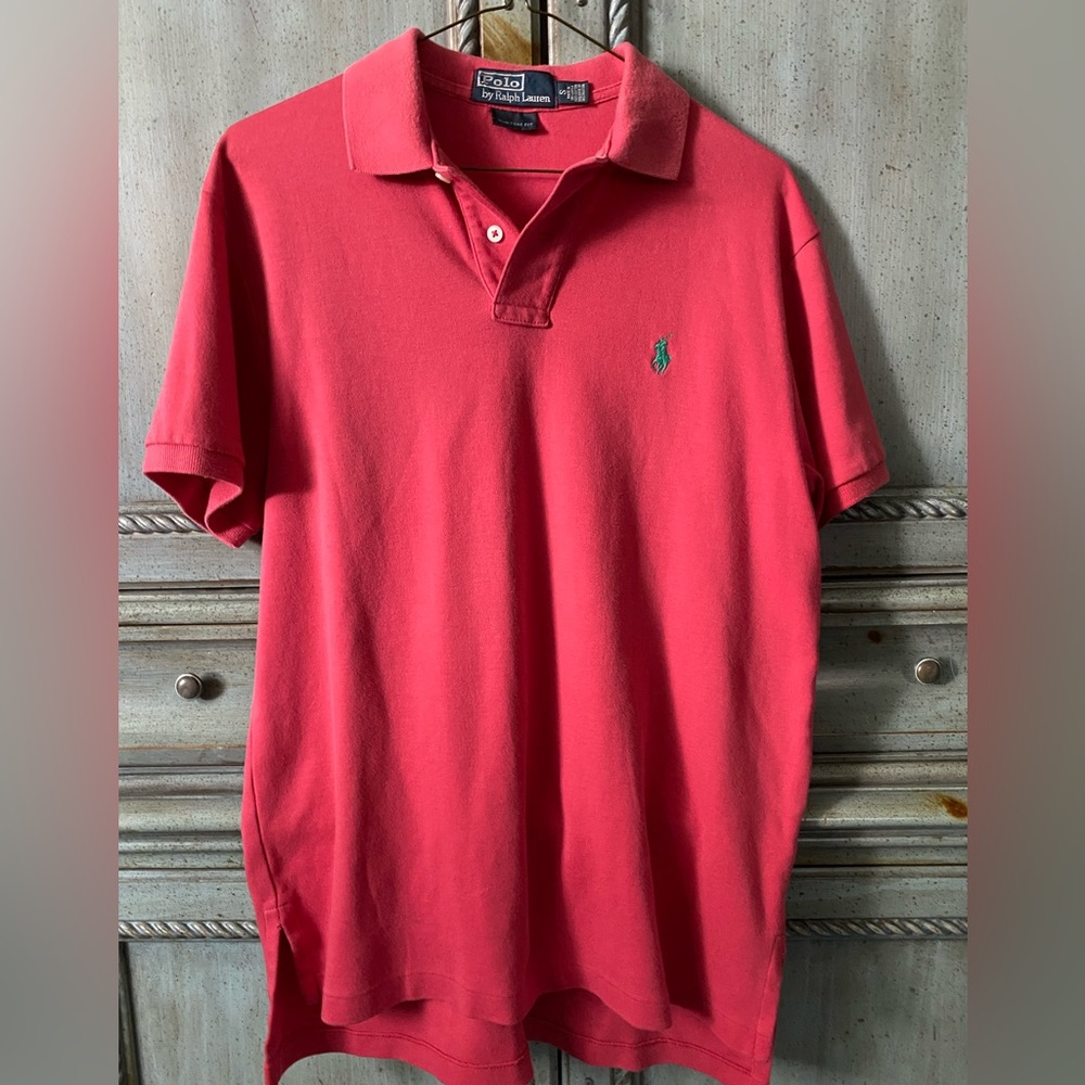 Polo by Ralph Lauren deep coral golf shirt